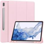  LEATHER Flip din PIELE pentru Samsung Galaxy Tab S9 roz