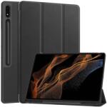  LEATHER Flip din PIELE pentru Samsung Galaxy Tab S9 Ultra / Tab S10 Ultra neagra