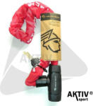 Velotech Kerékpárzár láncos Velotech 0, 8x90 cm piros (39807) - aktivsport