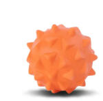 Salta Masszázs labda, tüskés felületű, 6 cm, TPE, Salta - Narancs