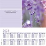 SIGEL Könyökalátét, 595x410 mm, 3 éves, heti tervezővel, SIGEL Fragrant Lavender (HO308) - molnarpapir