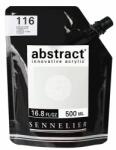 SENNELIER Abstract akrilfesték, 500 ml - 116, titanium white