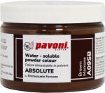 Pavoni Colorant Alimentar Hidrosolubil Pudra ABSOLUTE, Maro fara E171, 50 g (A09SB)
