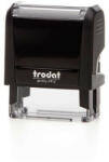 TRODAT Bélyegző, TRODAT "Printy 4912", fekete ház, fekete párnával (4912F) - bestoffice