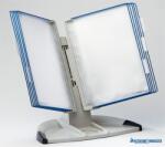 DJOIS Bemutatótábla tartó, asztali, A4, 10 férőhelyes, DJOIS "Design", kék (TF734301) - kecskemetirodaszer