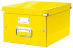 LEITZ Doboz, A4 méret, LEITZ "Click&Store", sárga (60440016)