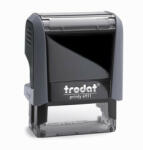 TRODAT Bélyegző, TRODAT "Printy 4911", fekete ház, kék párnával (4911F/K) - iroszer24