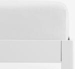 Goldea cearceaf de pat cu elastic din jersey - alb 200 x 220 cm
