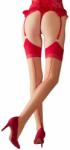 Cotelli Legwear Stockings skin/red, Cotelli Legwear - L (4)
