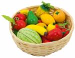 Goki Fructe din lemn in cos 23 buc Bucatarie copii
