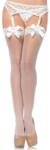 Leg Avenue Ciorapi Sexy Cu Dantela, Alb, Marime Universala - pasiune - 45,16 RON