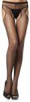 Leg Avenue Garterbelt Pantyhose - Black - O/s - Hosiery Marime Universala