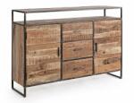 Bizzotto Comoda fier lemn maro Elmer 150x40x105 cm (0746313) Comoda