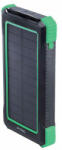 V-TAC Powerbank cu incarcare solara, 10000mAh, 2x USB, USB-C, Negru, 2 A, 5 W (ELP-SKU-7835)