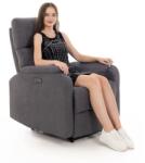 UNIZDRAV COMFORT Relaxációs állítható fotel - szövet, antracit