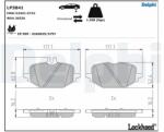 DELPHI set placute frana, frana disc DELPHI LP3841 (LP3841)