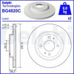 DELPHI Disc frana DELPHI BG4820C (BG4820C) - automobilus