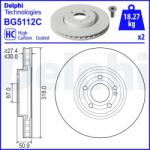 DELPHI Disc frana DELPHI BG5112C (BG5112C) - automobilus