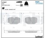 DELPHI set placute frana, frana disc DELPHI LP3857 (LP3857)