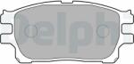 DELPHI set placute frana, frana disc DELPHI LP1784 (LP1784)