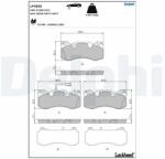 DELPHI set placute frana, frana disc DELPHI LP3836 (LP3836)