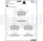 DELPHI set placute frana, frana disc DELPHI LP3858 (LP3858)