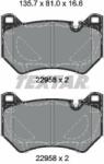 TEXTAR set placute frana, frana disc TEXTAR Q+ 2295801 (2295801)