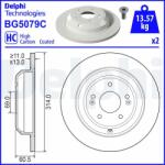 DELPHI Disc frana DELPHI BG5079C (BG5079C) - automobilus