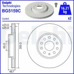 DELPHI Disc frana DELPHI BG5159C (BG5159C) - automobilus