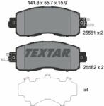 TEXTAR set placute frana, frana disc TEXTAR 2558101 (2558101)