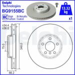 DELPHI Disc frana DELPHI BG9155BC (BG9155BC) - automobilus