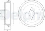 DELPHI Tambur frana DELPHI BF547 (BF547) - automobilus