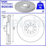 DELPHI Disc frana DELPHI BG9336C (BG9336C) - automobilus