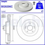 DELPHI Disc frana DELPHI BG9206C (BG9206C)