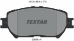 TEXTAR set placute frana, frana disc TEXTAR 2392801 (2392801)