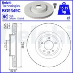 DELPHI Disc frana DELPHI BG9349C (BG9349C)