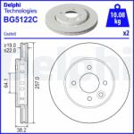 DELPHI Disc frana DELPHI BG5122C (BG5122C) - automobilus