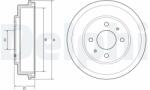 DELPHI Tambur frana DELPHI BF582 (BF582)