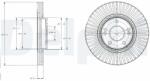 DELPHI Disc frana DELPHI BG4309 (BG4309) - automobilus