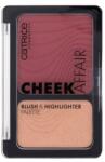 Catrice Cheek Affair Blush & Highlighter Palette konturovací paletka 10 g pentru femei 020 End Of Friendzone