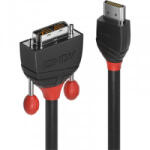 Lindy Cablu video LINDY Black, HDMI Male - DVI-D Male, 1m, negru (LY-36271)