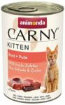 Animonda Carny Kitten Beef&Turkey 400 g Cnserva hrana umeda pisoi, cu vita si curcan