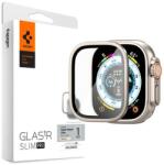 Spigen Folie Protectie Spigen GLAStR Slim Pro pentru Apple Watch Ultra Series, Sticla Securizata, Gri AGL06161