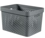 Keter Infinity Dots doboz 17L szürke (245661) - epenta
