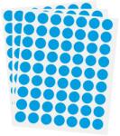 Sirio Pöttyös öntapadó címkék, 63 db / lap, 3 db lap, kék