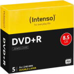 Intenso DVD+R 8, 5GB 5pcs JewelCase DOUBLE LAYER (4311245)