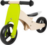 Legler Tricicletă din lemn cu picior mic 2 în 1 verde (DDLE11255)