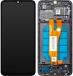 Samsung Piese si componente Display - Touchscreen Samsung Galaxy A03 Core A032, Cu Rama, Negru, Service Pack GH81-21711A (GH81-21711A)