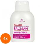 Kallos Set 4 x Balsam de Par Hranitor Kallos Profesional, 500 ml
