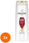Pantene Set 2 x Sampon Pantene Pro-V Color Protect & Shine, pentru Par Vopsit, 400 ml